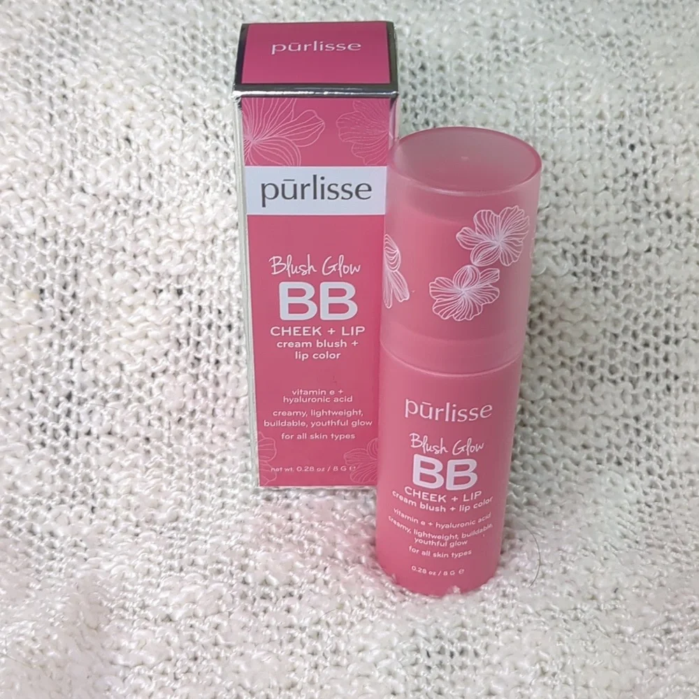 pürlisse Blush Glow BB Cream in Pink Crush, 8g/0.28oz
